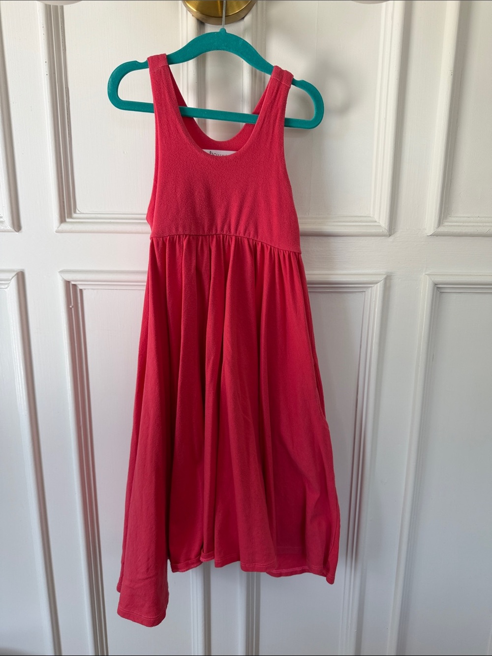Remie Girl Pink Sleeveless Casual Tank Twirl Dress with Pockets Girls Size 8